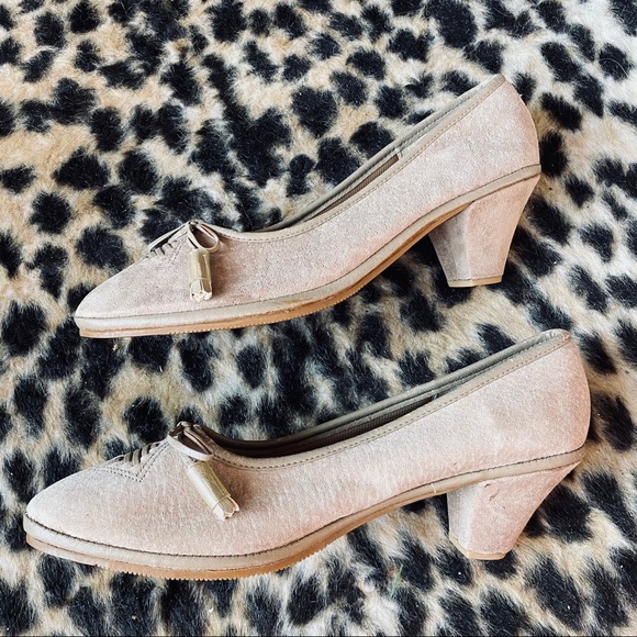 Corelli tan suede tassel wedges - Picture 7 of 10